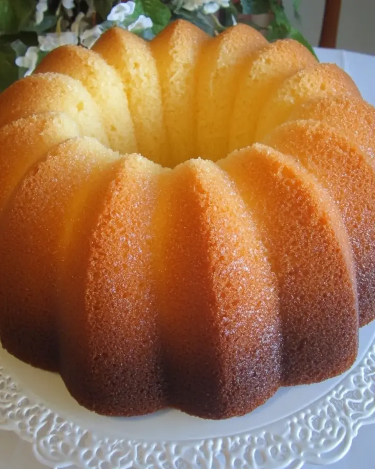 Homemade 7UP Pound Cake photo