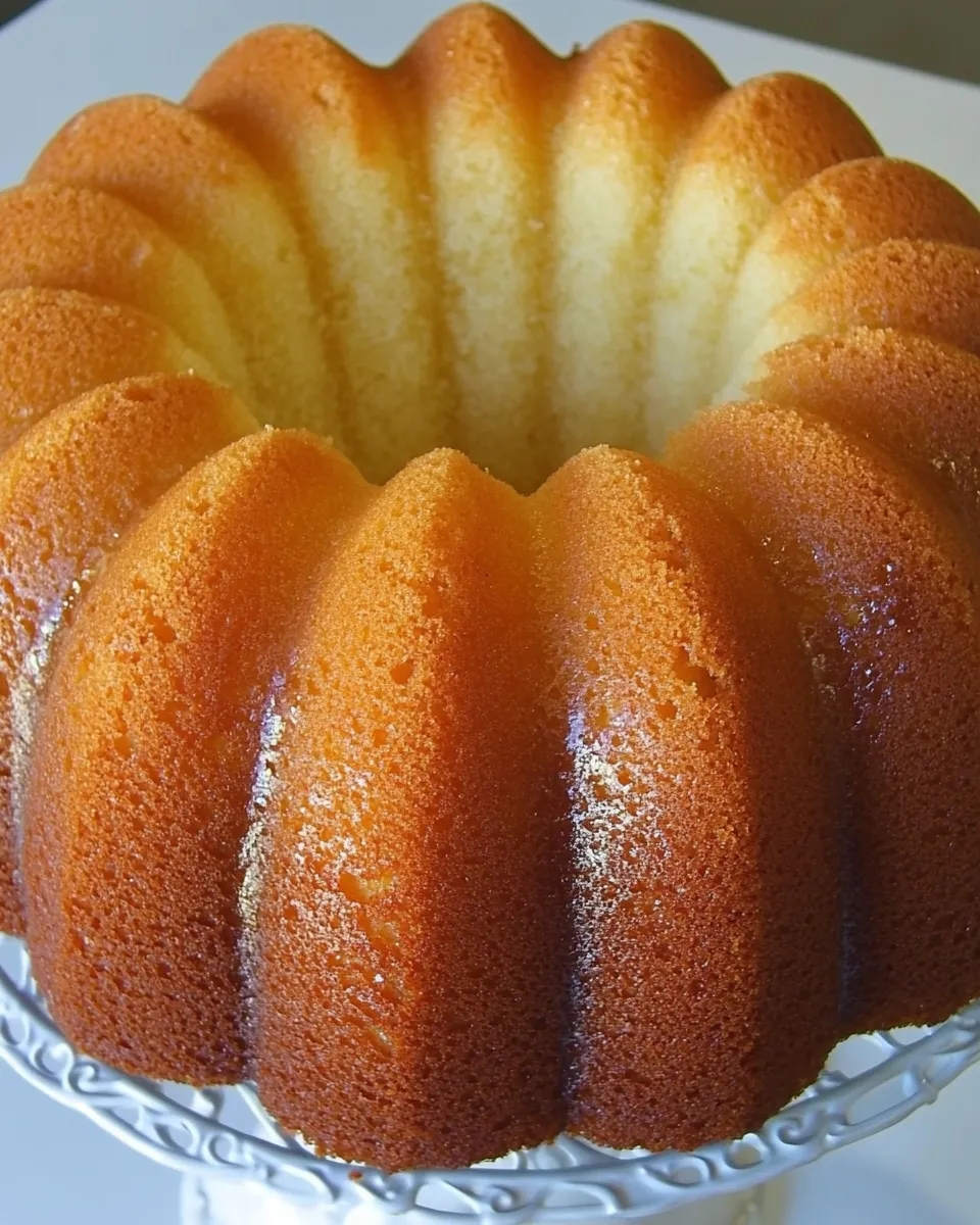 Easy 7UP Pound Cake recipe photo