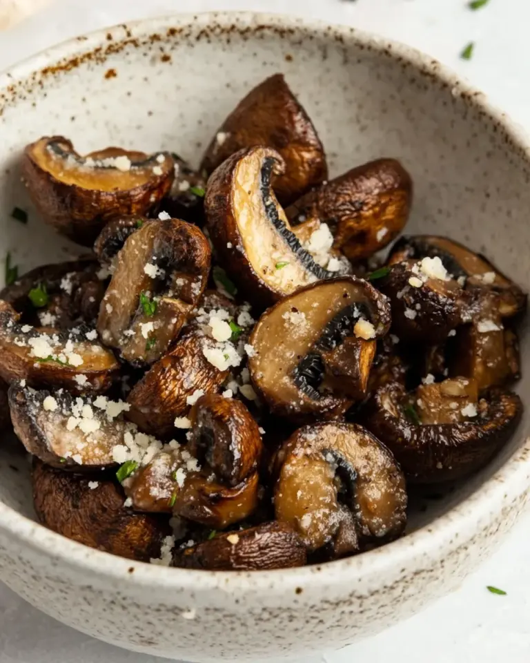 Easy Air Fryer Roasted Mushrooms photo