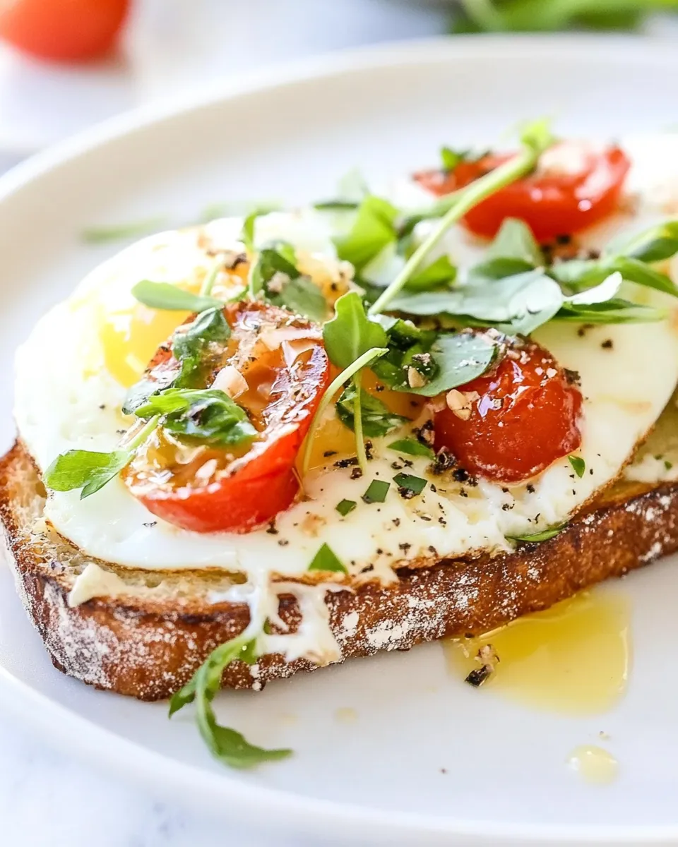 Savory Boursin Egg Toast dish photo