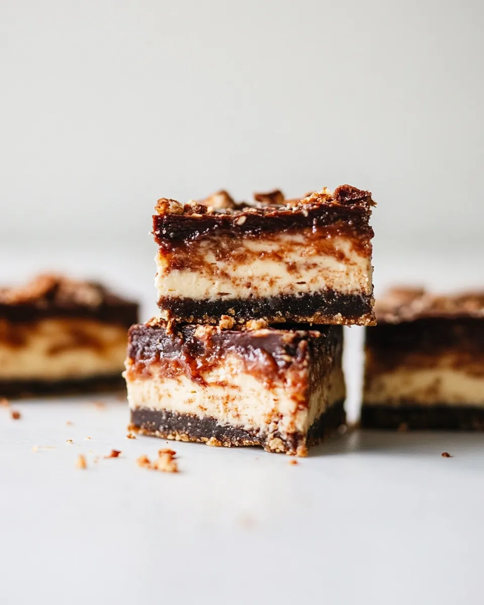 Delicious Butterfinger Nutter Butter Cheesecake Bars image