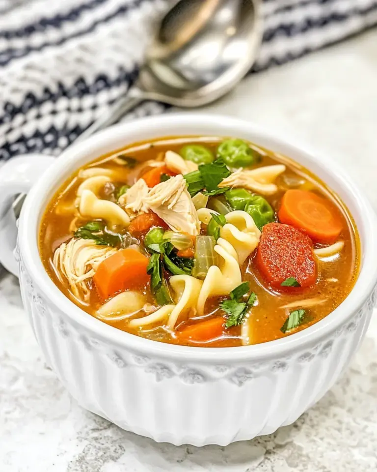Homemade Cajun Chicken Noodle Soup photo