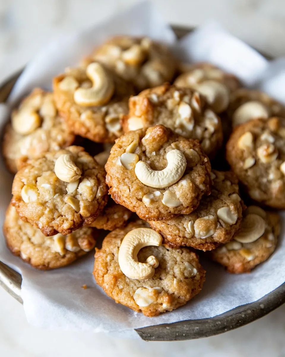 Homemade Cashew Cookies photo