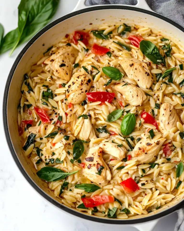 Homemade Chicken and Orzo recipe photo
