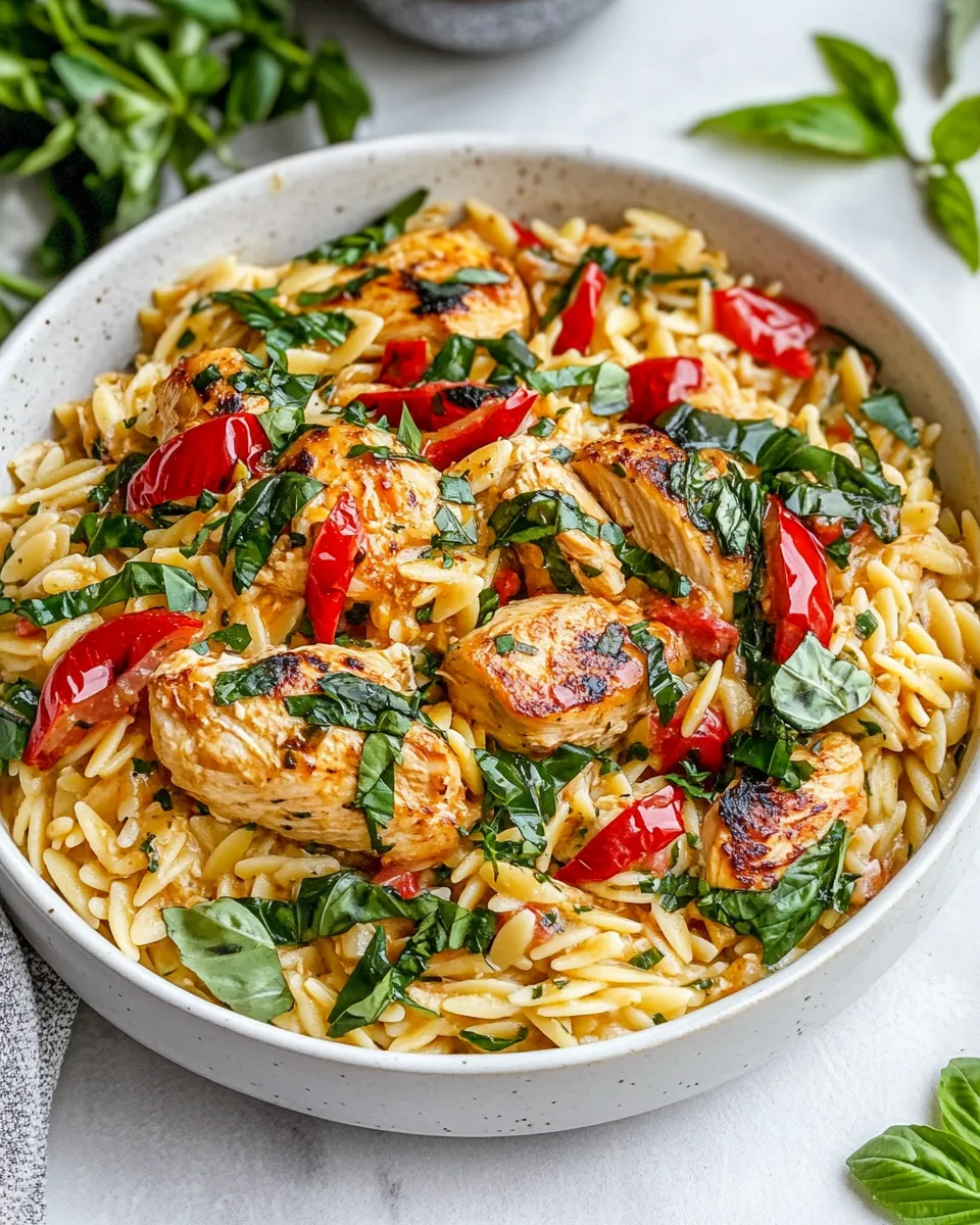 Easy Chicken and Orzo image