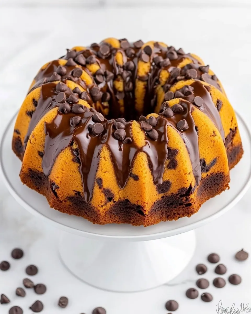 Homemade Chocolate Chip Bundt Cake photo