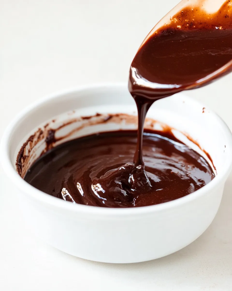 Delicious Chocolate Sauce shot