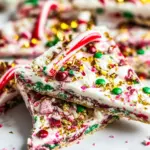 Homemade Christmas Candy Cane Bark photo