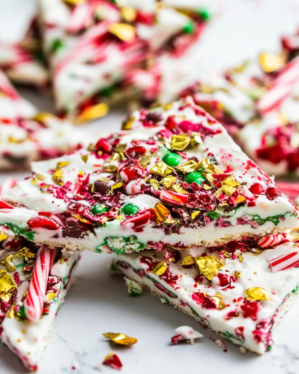 Classic Christmas Candy Cane Bark image