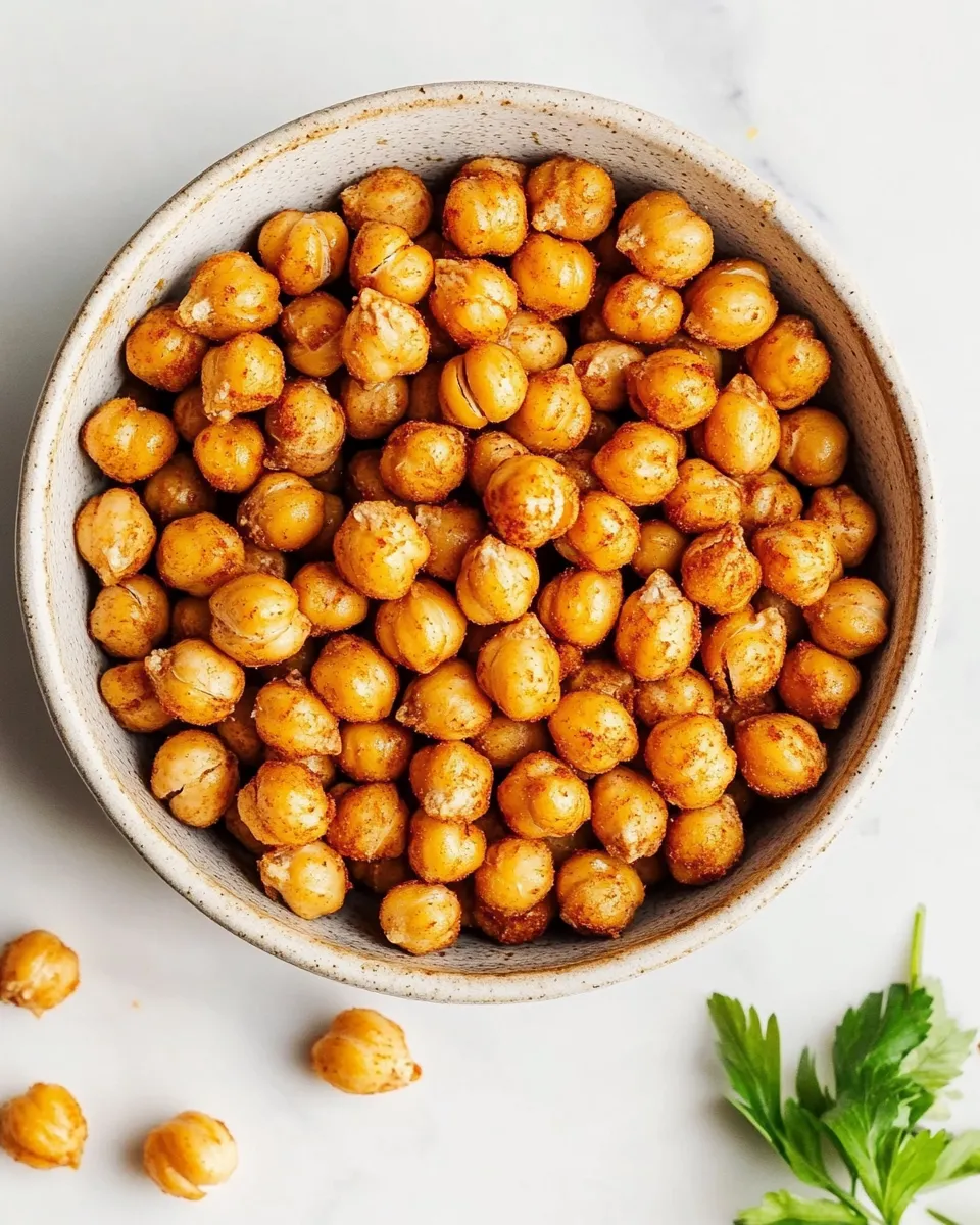 Homemade Crispy Air Fryer Chickpeas (3 Ways!) photo