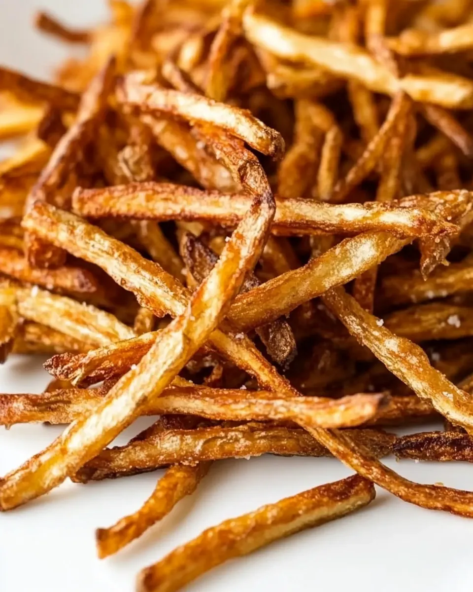 Quick Easy Homemade French Fries shot