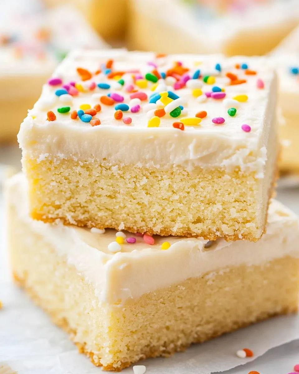 Homemade Frosted Sugar Cookie Bars photo