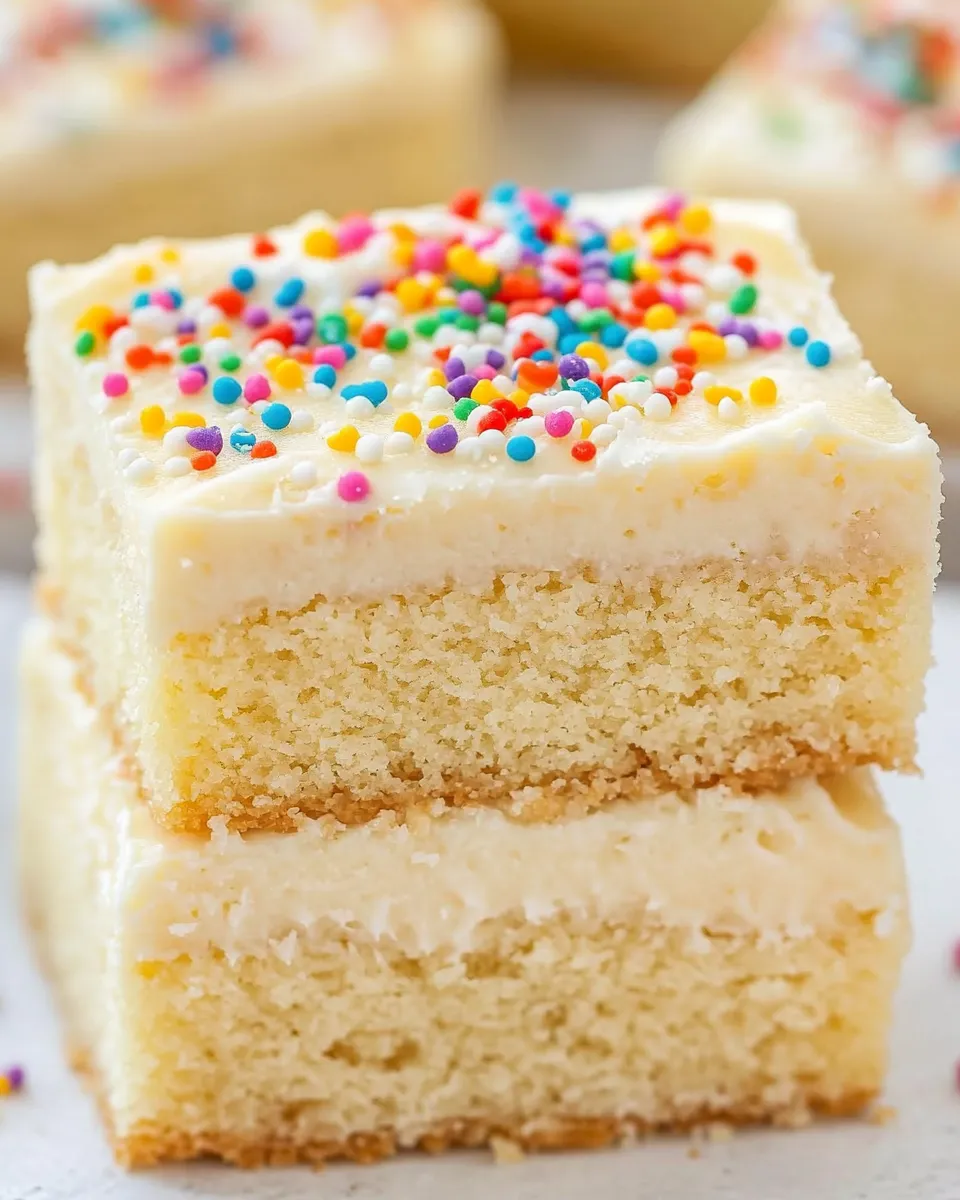 Classic Frosted Sugar Cookie Bars image