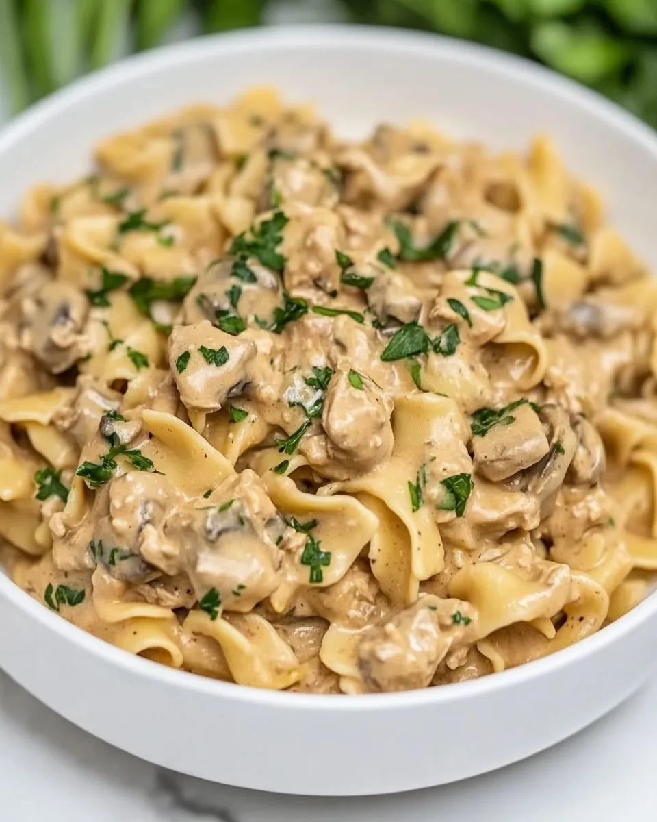Homemade Ground Turkey Stroganoff photo