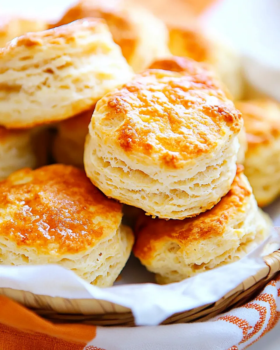Tasty Homemade Southern Buttermilk Biscuits shot