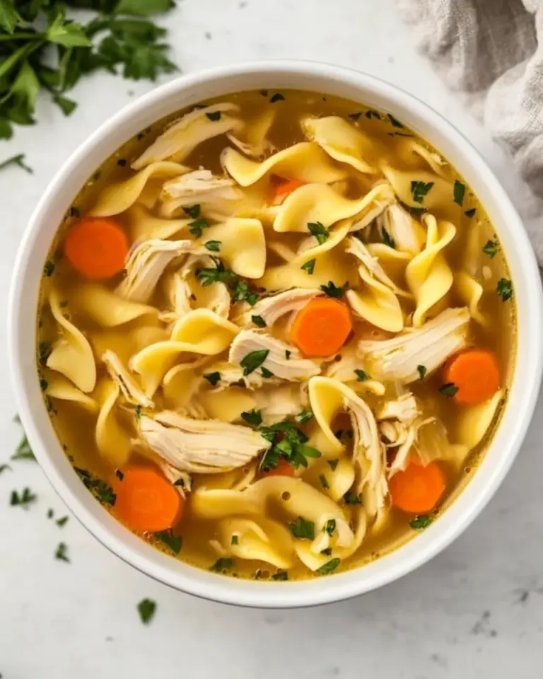 Homemade Homestyle Chicken Noodle Soup photo