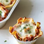 Homemade Lasagna Cupcakes recipe photo