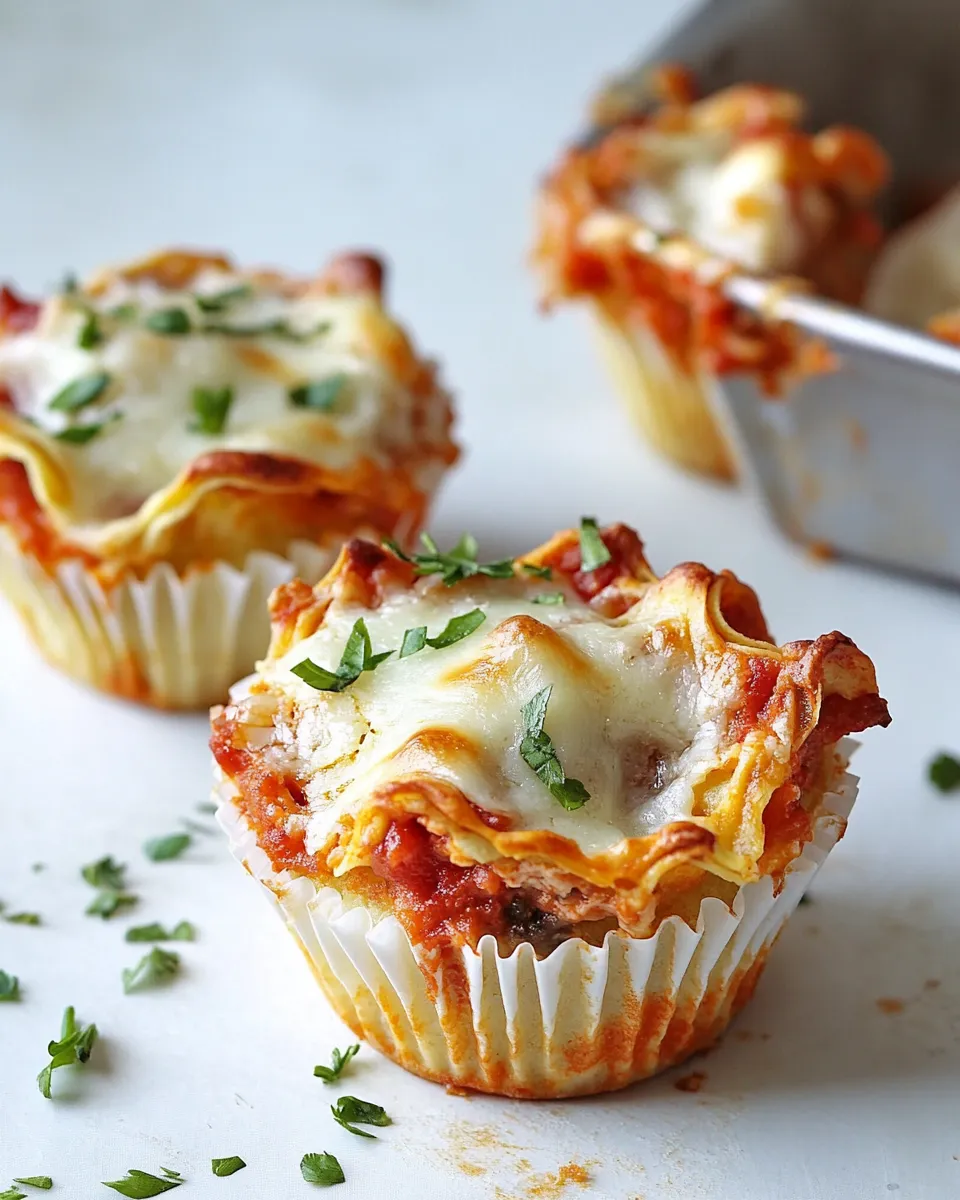 Classic Lasagna Cupcakes dish photo