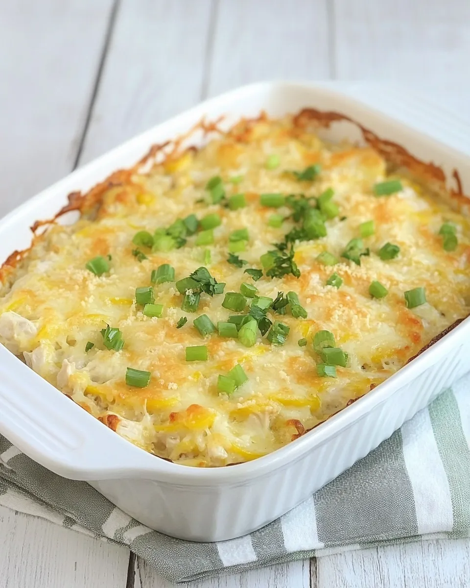 Easy Low Carb Chicken Casserole recipe photo