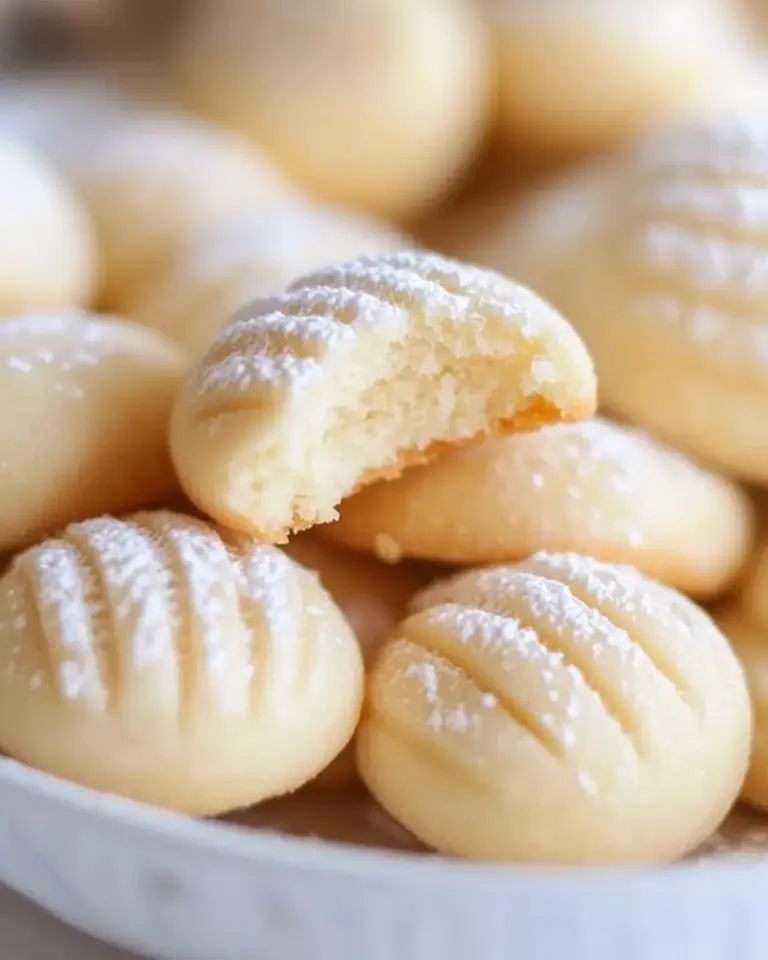 Homemade Melting Moments Cookies photo