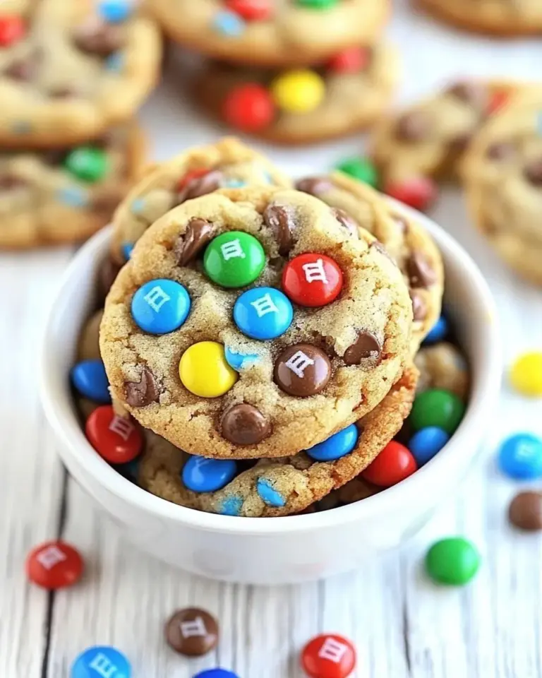 Homemade Mini M&MS Cookies photo