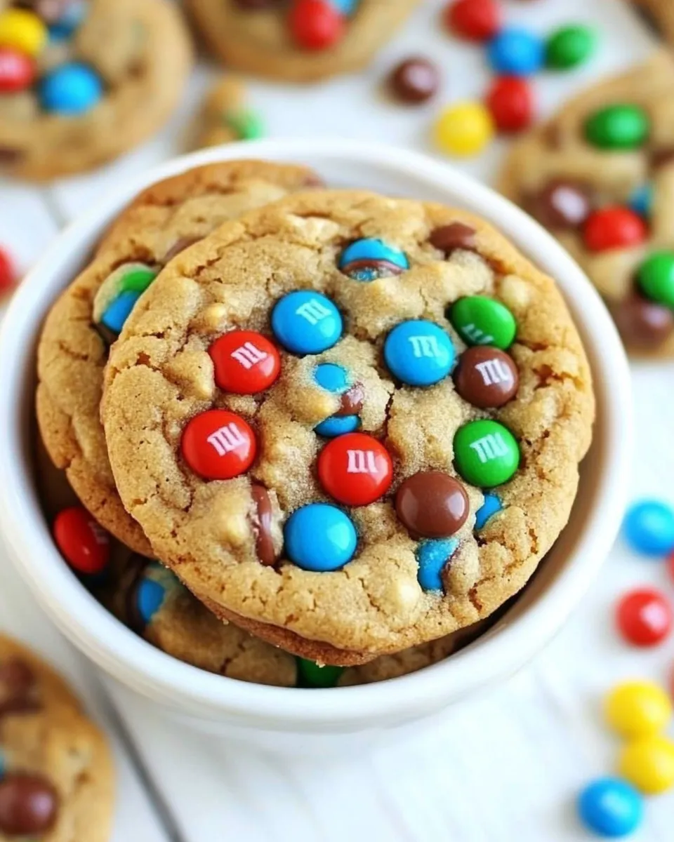 Easy Mini M&MS Cookies recipe photo