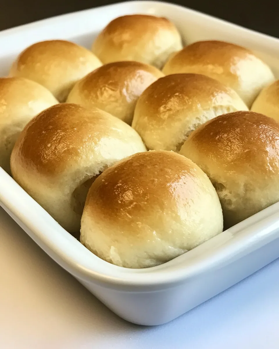 Delicious Mini Milk Bread Rolls shot