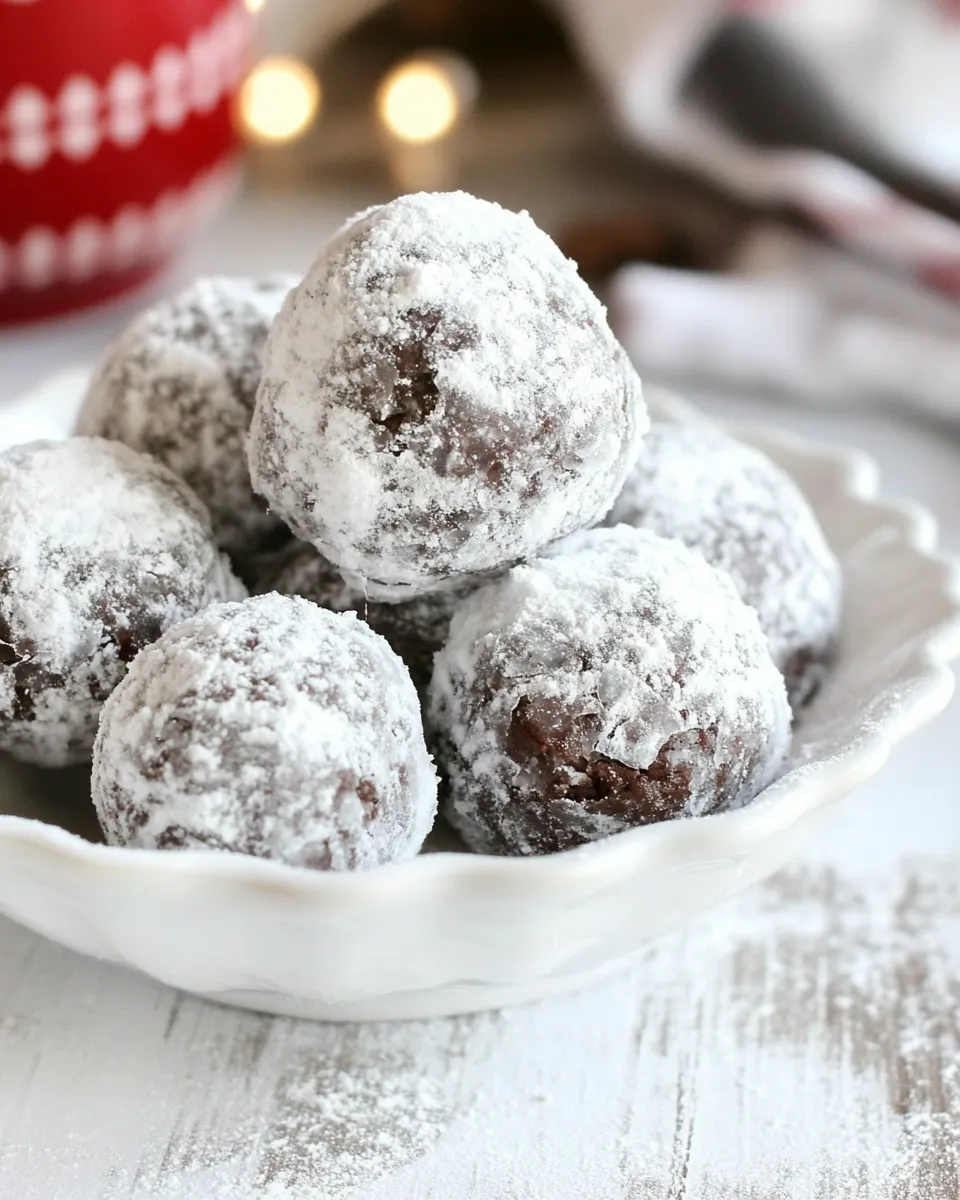 Classic No-Bake Fudge Snow Balls image