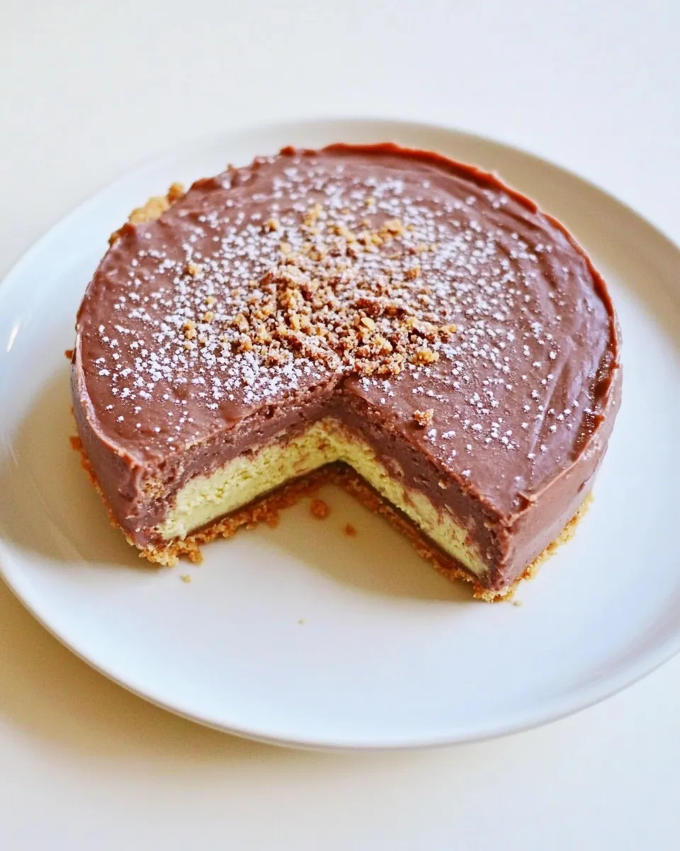 Homemade No-bake Nutella Cheesecake recipe photo