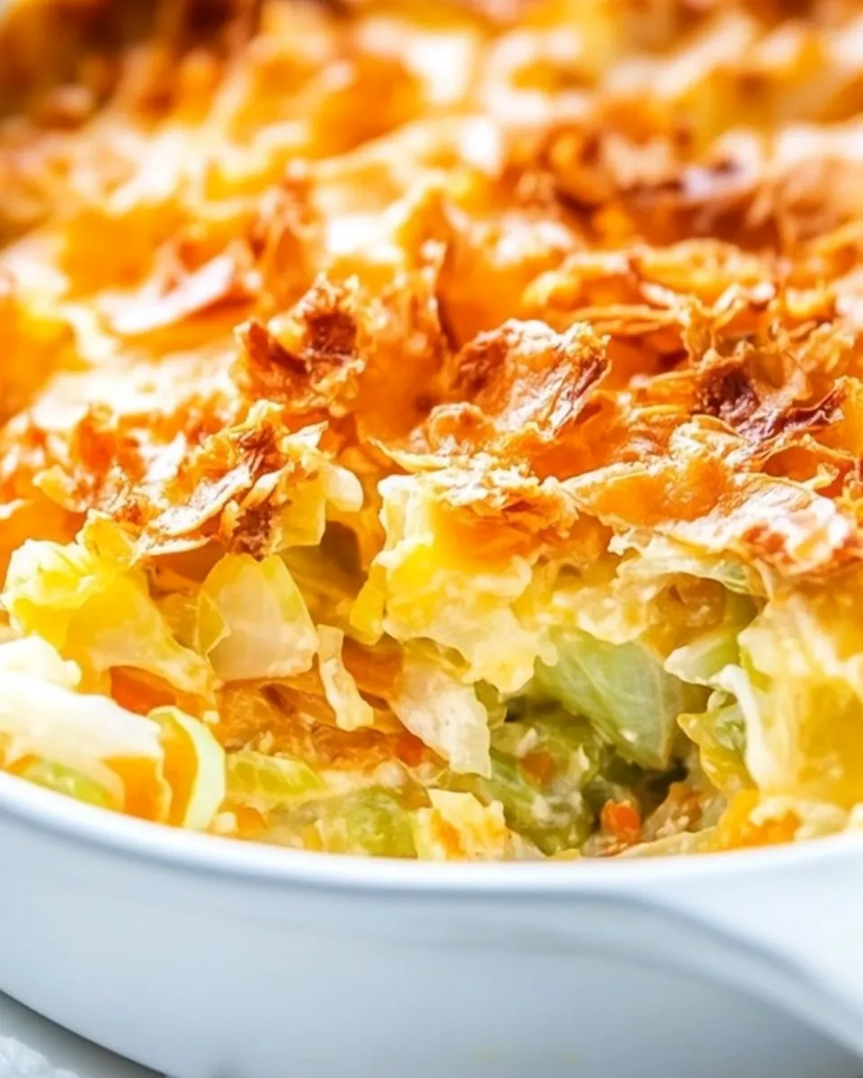 Delicious Old-Fashioned Cabbage Casserole shot