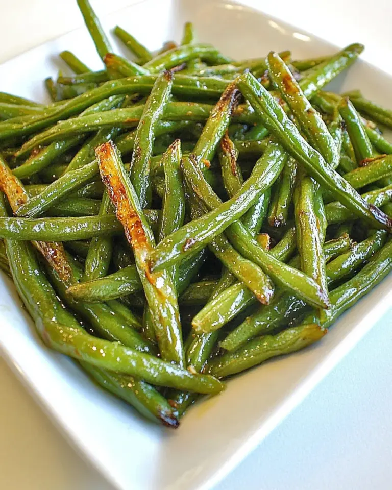 Homemade Oven Roasted Green Beans photo