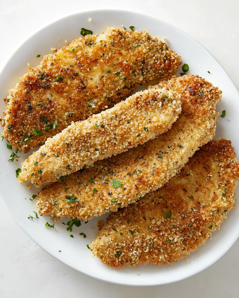 Homemade Parmesan Crusted Chicken Cutlets photo