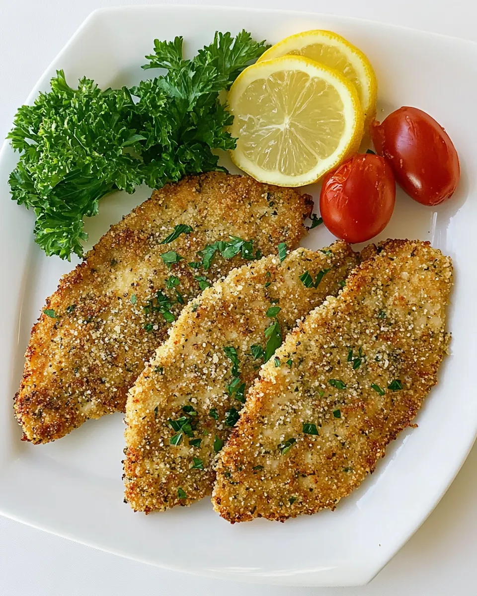 Quick Parmesan Crusted Chicken Cutlets recipe image