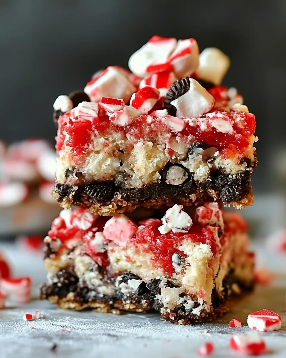 Classic Peppermint Oreo Magic Cookie Bars image