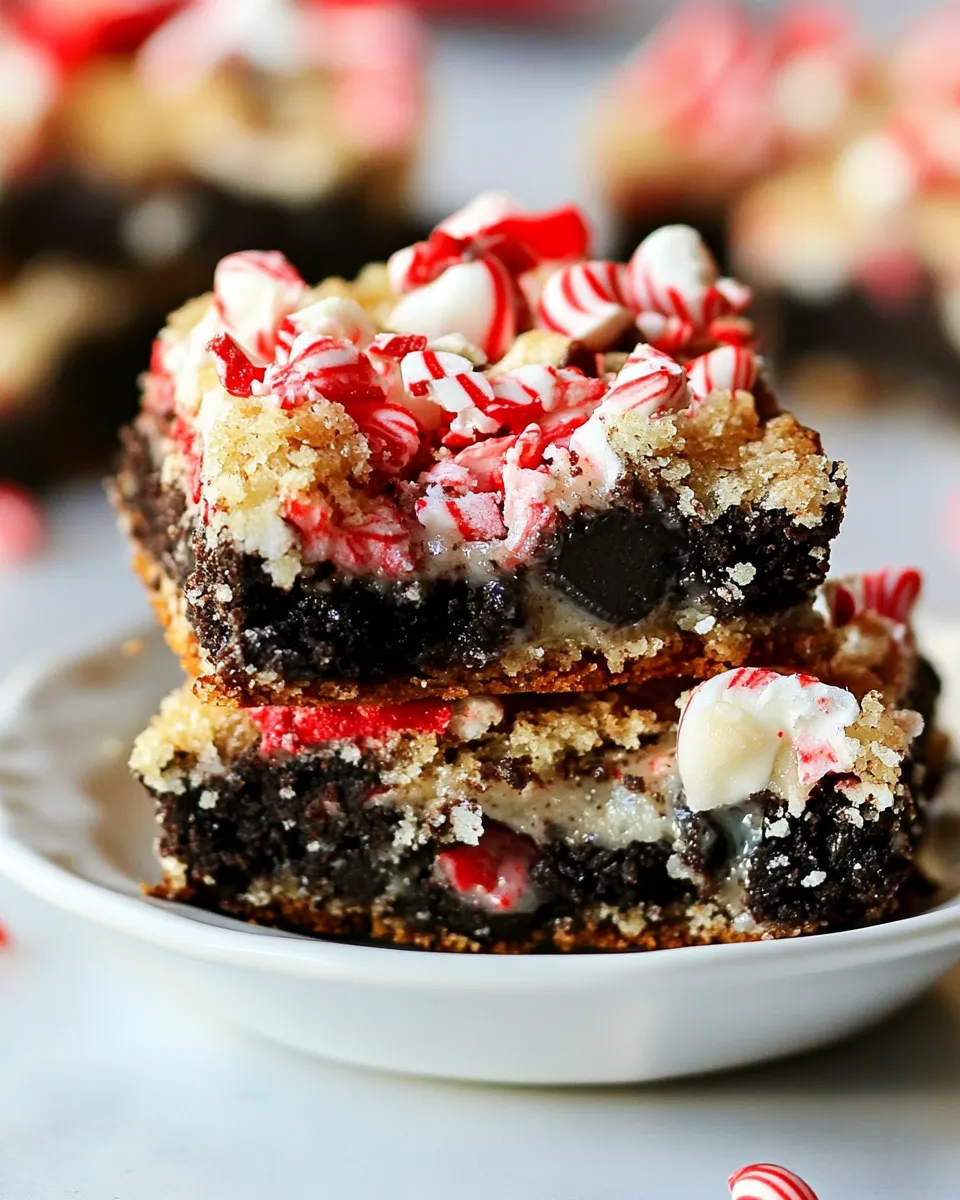 Delicious Peppermint Oreo Magic Cookie Bars recipe photo