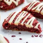 Homemade Red Velvet Scones photo