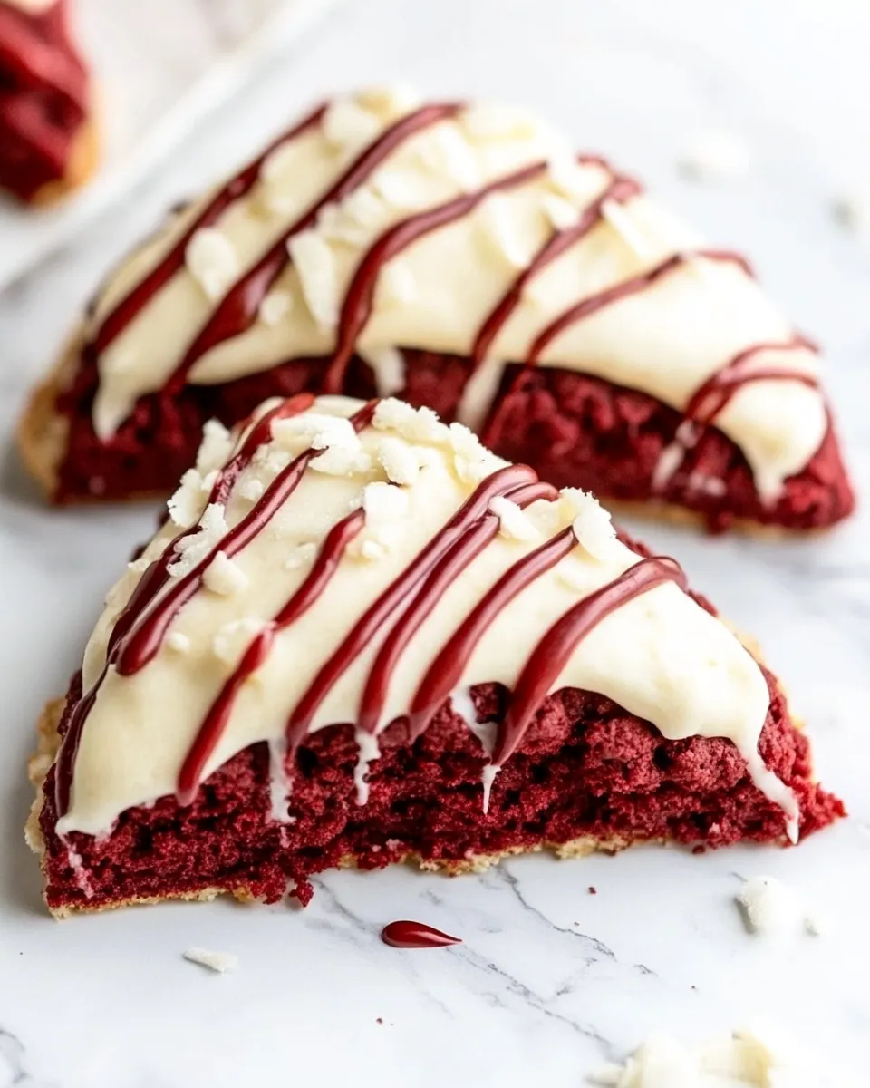 Delicious Red Velvet Scones image