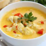 Homemade Roasted Cauliflower Chowder photo
