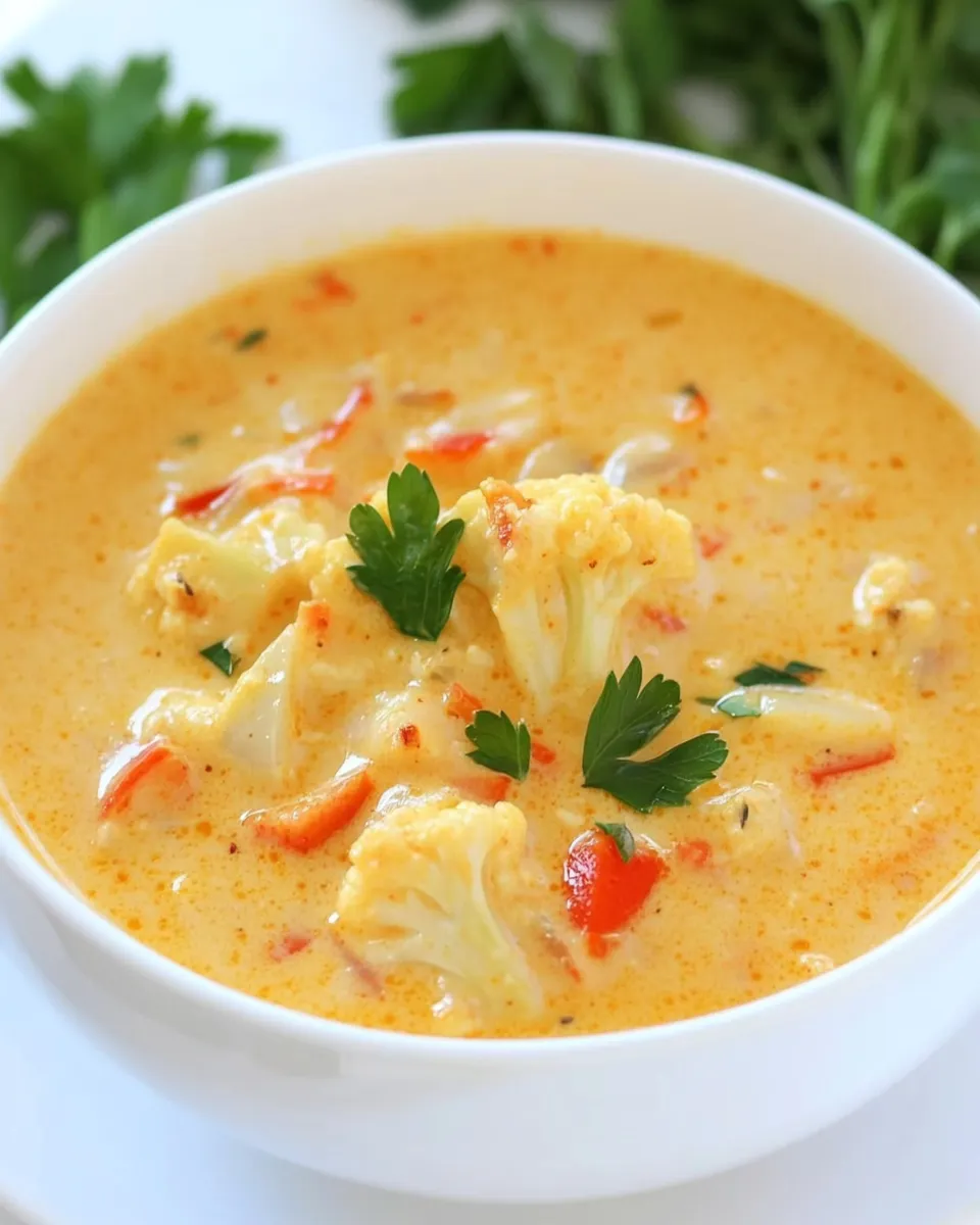 Easy Roasted Cauliflower Chowder recipe photo