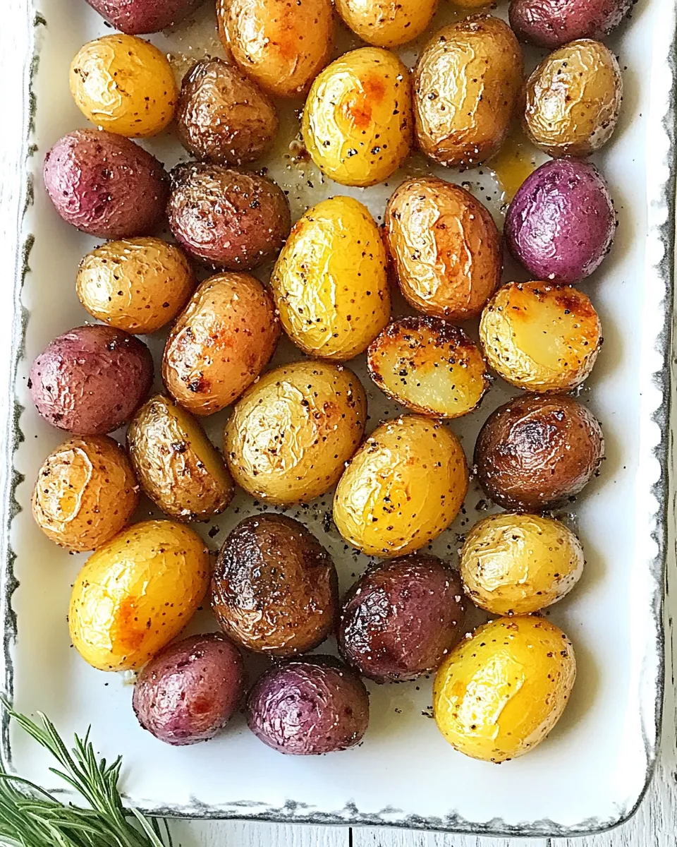 Homemade Roasted Mini Potatoes photo