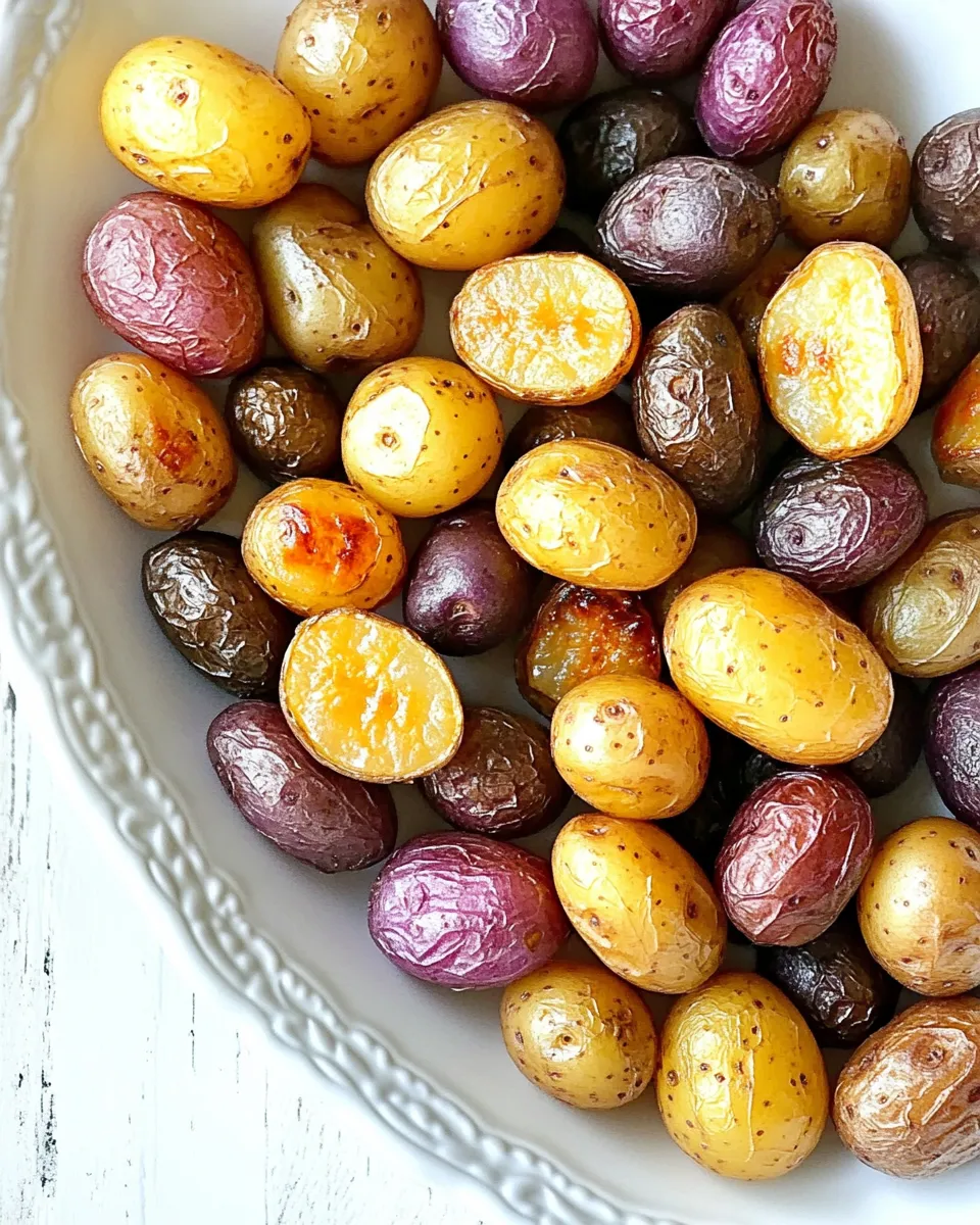 Easy Roasted Mini Potatoes recipe photo