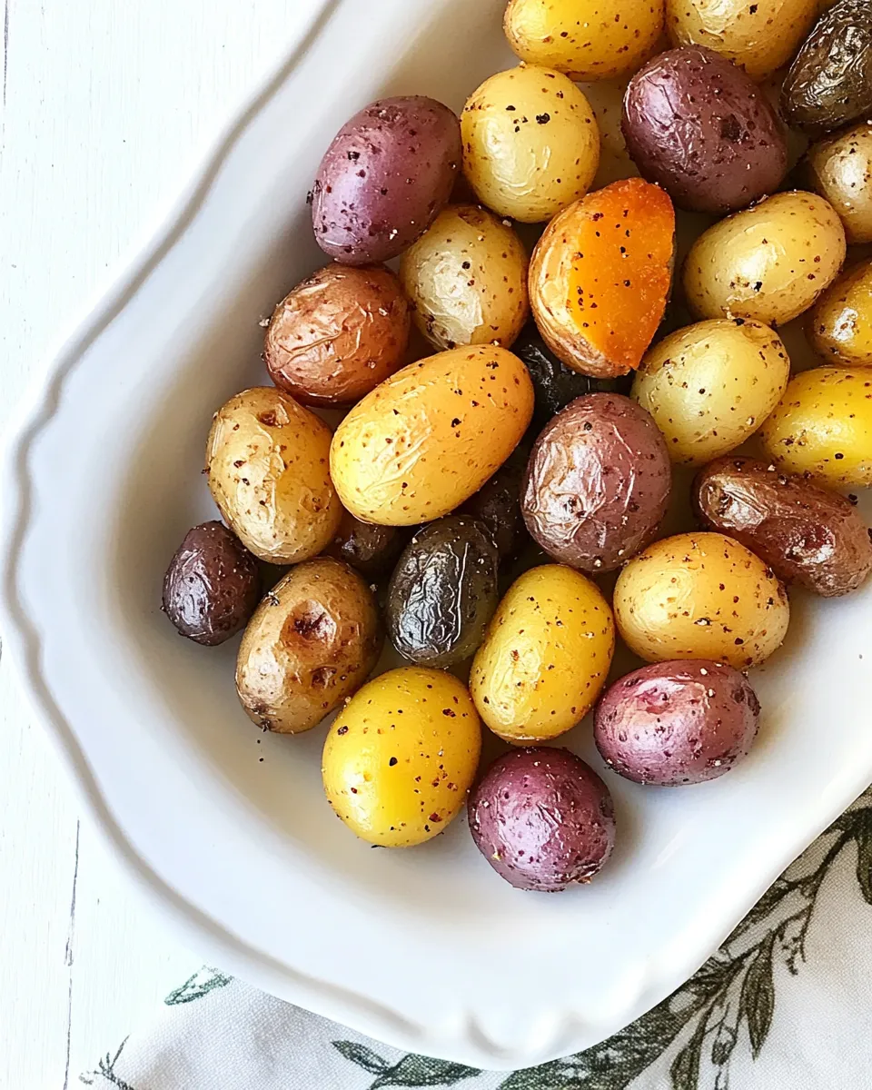 Savory Roasted Mini Potatoes dish photo