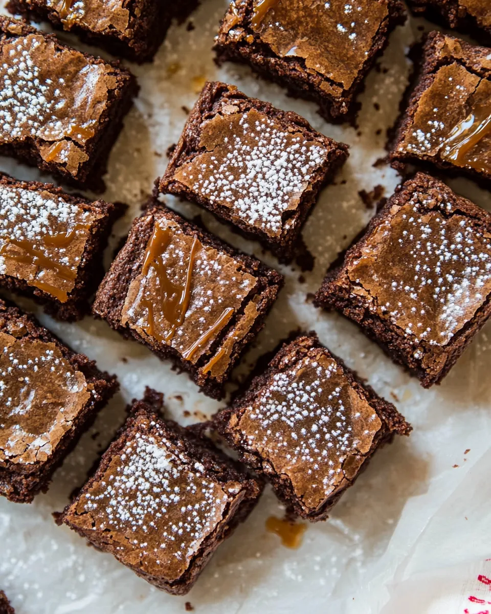 Healthy Salted Caramel and Milk Chocolate Brownies. image