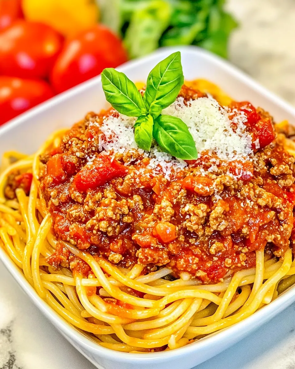 Quick School Cafeteria Spaghetti & Meat Sauce recipe photo