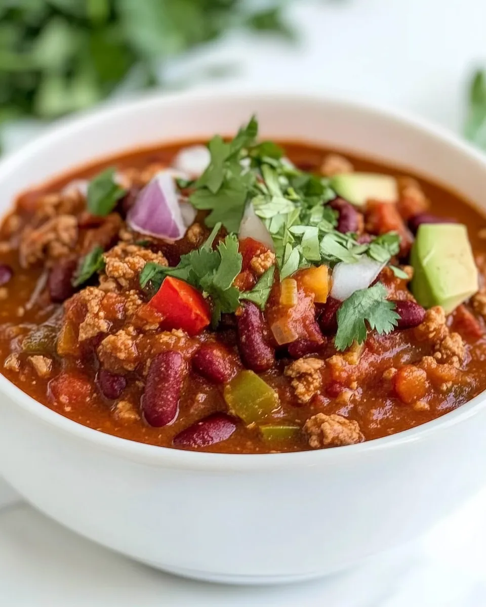 Easy Simple Turkey Chili photo
