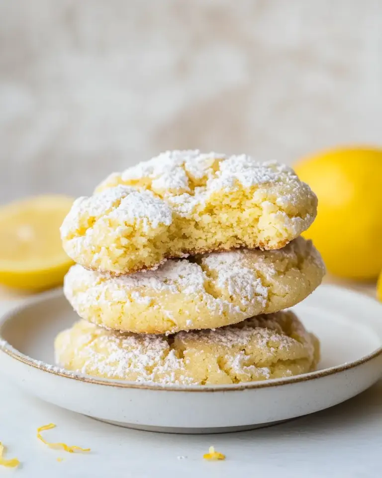 Easy Soft Lemon Cake Mix Cookies photo