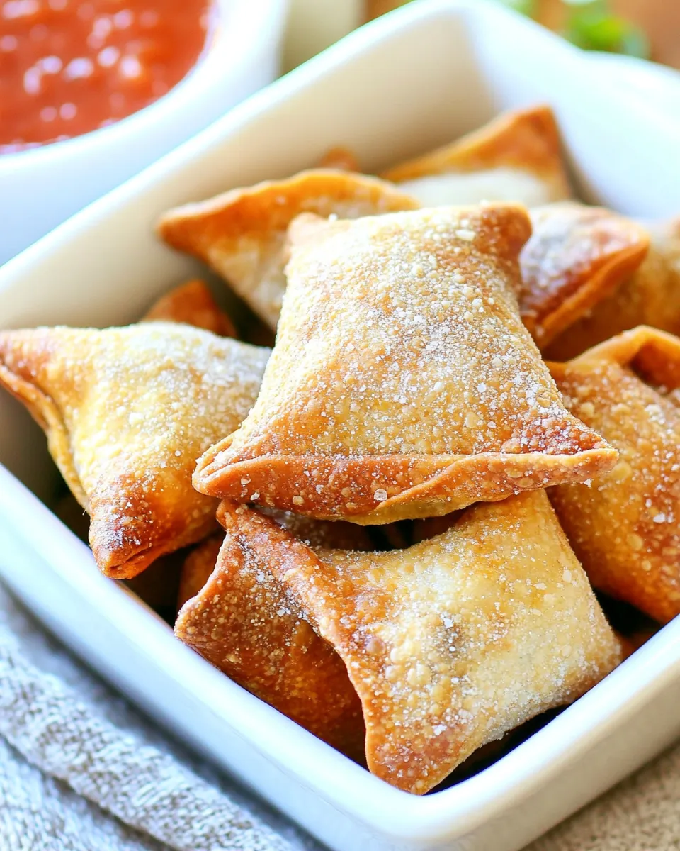 Delicious Taco Bell Wontons shot