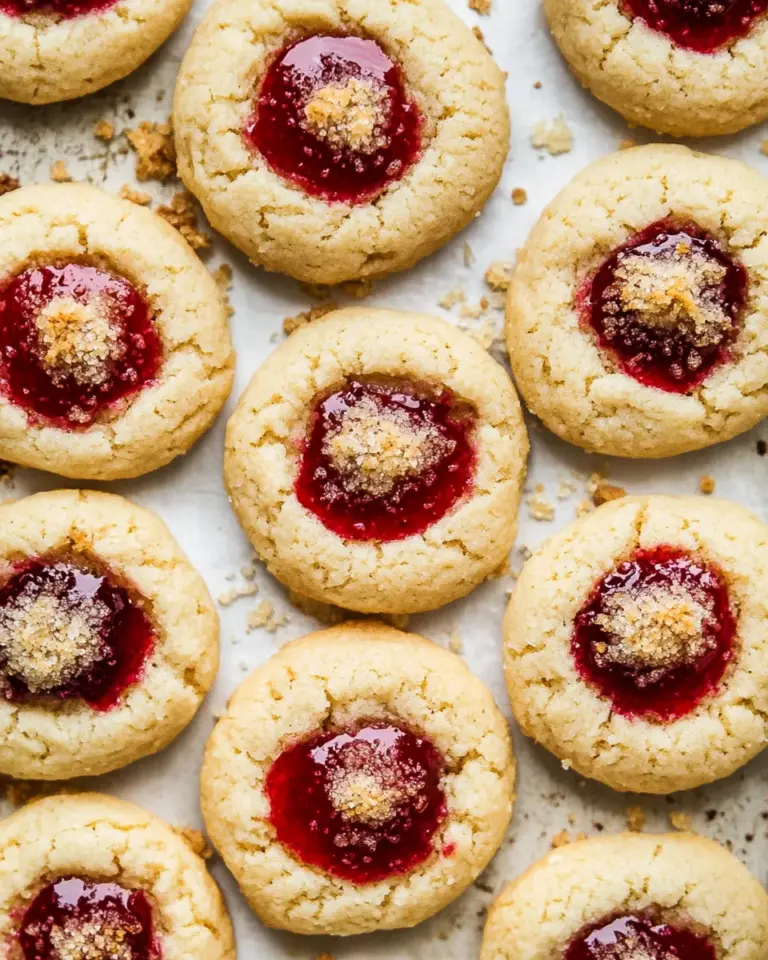 Homemade Thumbprint Cookies Recipe photo