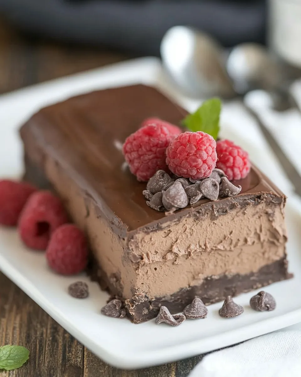 Homemade Triple Chocolate Terrine Recipe photo