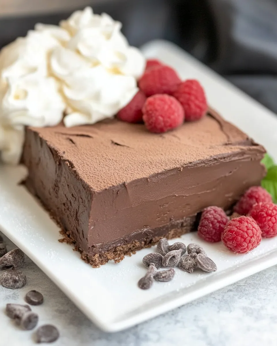 Delicious Triple Chocolate Terrine Recipe image